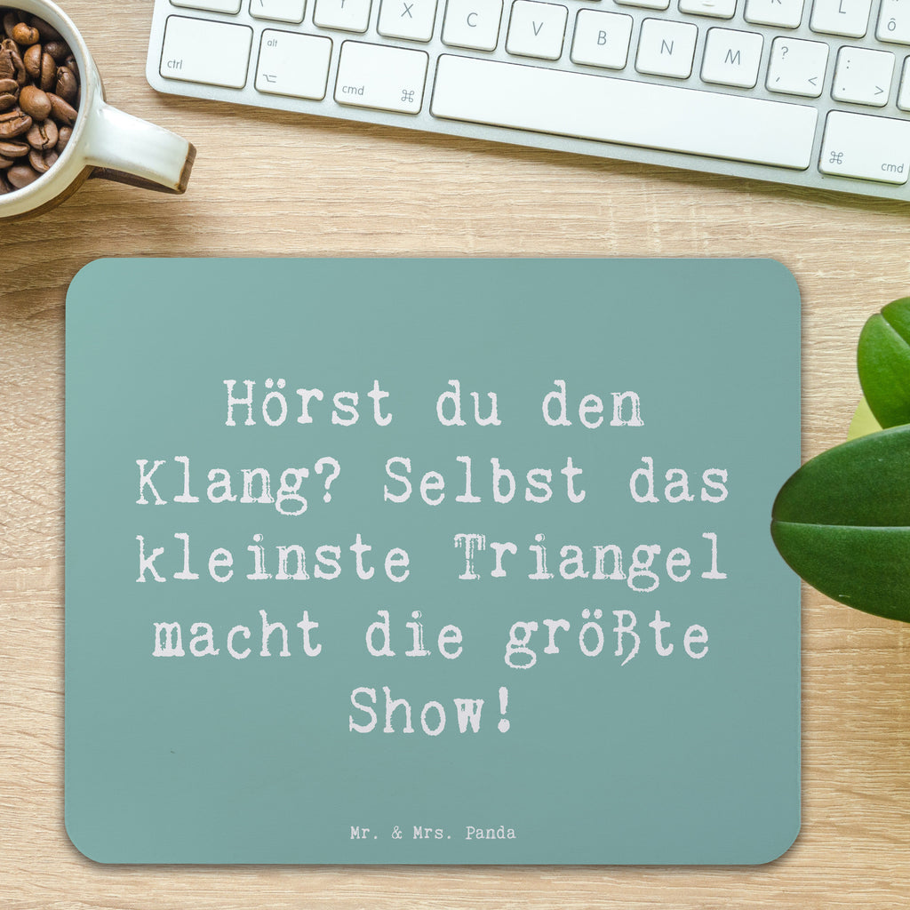 Mauspad Spruch Triangel Klang Mousepad, Computer zubehör, Büroausstattung, PC Zubehör, Arbeitszimmer, Mauspad, Einzigartiges Mauspad, Designer Mauspad, Mausunterlage, Mauspad Büro, Instrumente, Geschenke Musiker, Musikliebhaber