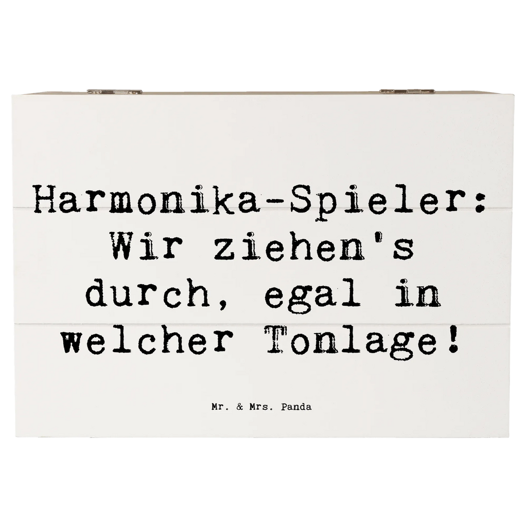 Holzkiste Spruch Harmonika Spieler Holzkiste, Kiste, Schatzkiste, Truhe, Schatulle, XXL, Erinnerungsbox, Erinnerungskiste, Dekokiste, Aufbewahrungsbox, Geschenkbox, Geschenkdose, Instrumente, Geschenke Musiker, Musikliebhaber