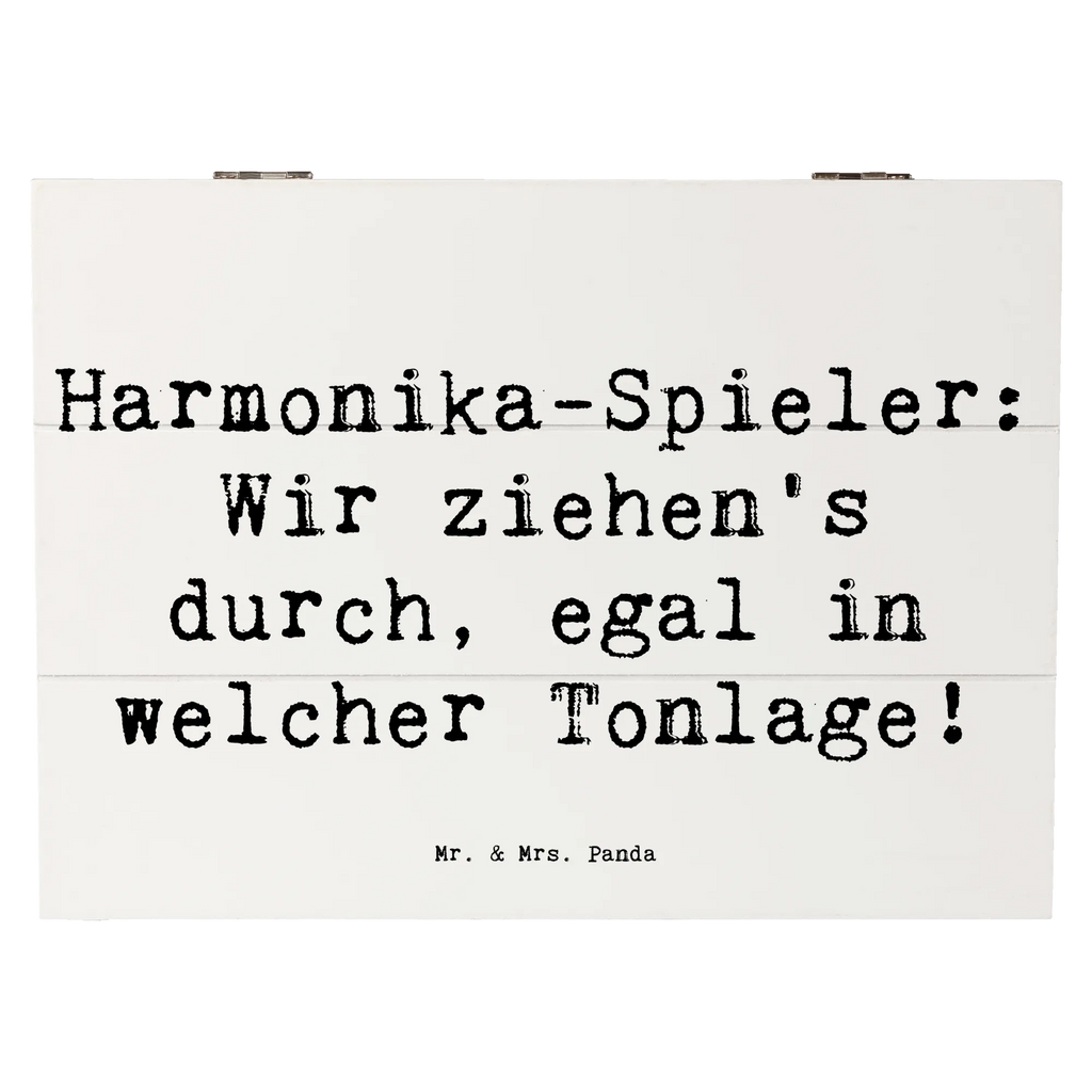 Holzkiste Spruch Harmonika Spieler Holzkiste, Kiste, Schatzkiste, Truhe, Schatulle, XXL, Erinnerungsbox, Erinnerungskiste, Dekokiste, Aufbewahrungsbox, Geschenkbox, Geschenkdose, Instrumente, Geschenke Musiker, Musikliebhaber