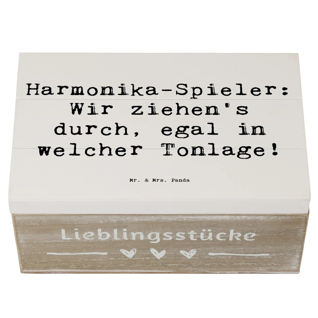 Holzkiste Spruch Harmonika Spieler Holzkiste, Kiste, Schatzkiste, Truhe, Schatulle, XXL, Erinnerungsbox, Erinnerungskiste, Dekokiste, Aufbewahrungsbox, Geschenkbox, Geschenkdose, Instrumente, Geschenke Musiker, Musikliebhaber