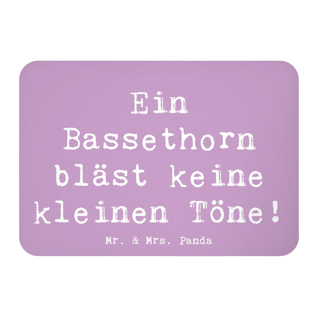 Magnet Spruch Ein Bassethorn bläst keine kleinen Töne! Kühlschrankmagnet, Pinnwandmagnet, Souvenir Magnet, Motivmagnete, Dekomagnet, Whiteboard Magnet, Notiz Magnet, Kühlschrank Dekoration, Instrumente, Geschenke Musiker, Musikliebhaber