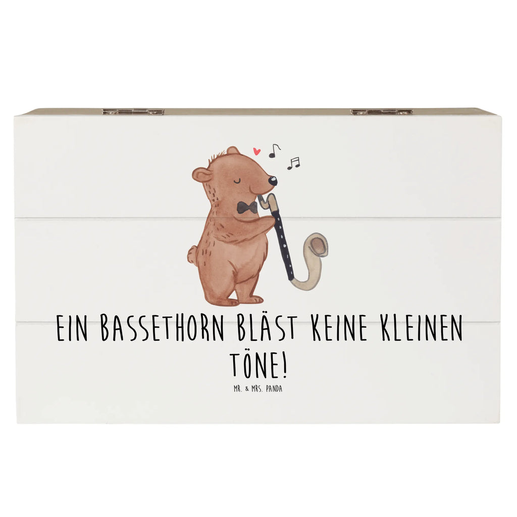 Holzkiste Ein Bassethorn bläst keine kleinen Töne! Holzkiste, Kiste, Schatzkiste, Truhe, Schatulle, XXL, Erinnerungsbox, Erinnerungskiste, Dekokiste, Aufbewahrungsbox, Geschenkbox, Geschenkdose, Instrumente, Geschenke Musiker, Musikliebhaber