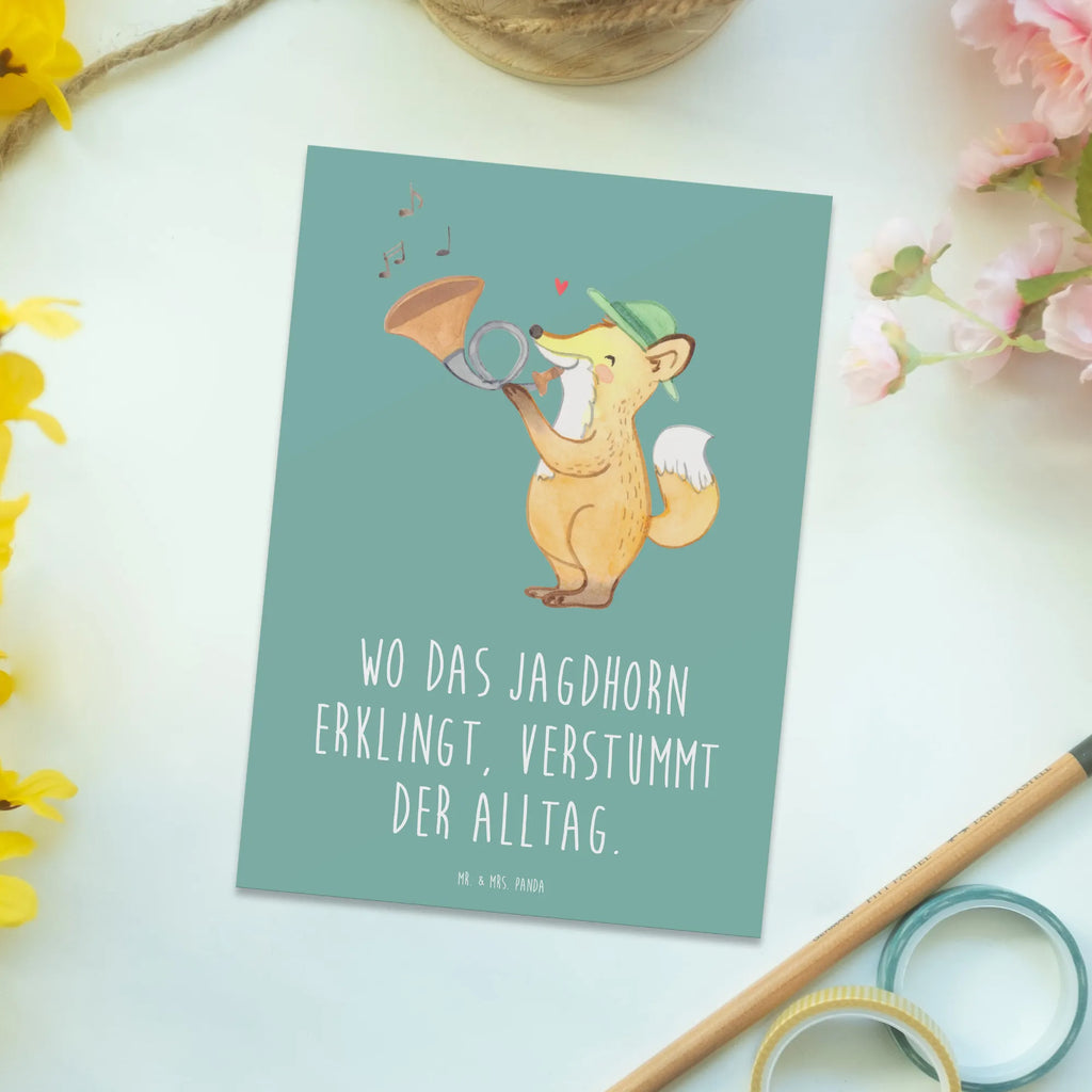 Postkarte Jagdhorn Melodie Postkarte, Karte, Geschenkkarte, Grußkarte, Einladung, Ansichtskarte, Geburtstagskarte, Einladungskarte, Dankeskarte, Ansichtskarten, Einladung Geburtstag, Einladungskarten Geburtstag, Instrumente, Geschenke Musiker, Musikliebhaber