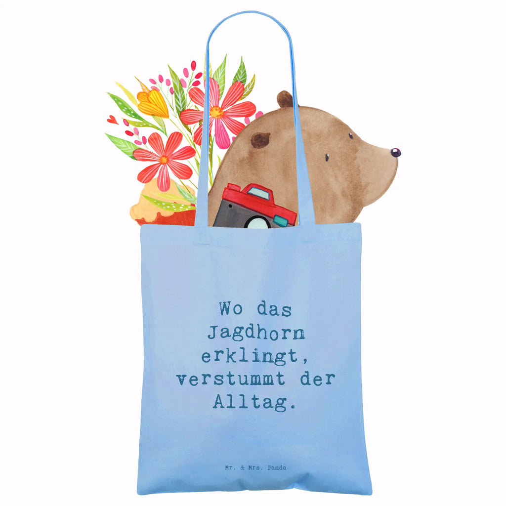 Tragetasche Spruch Jagdhorn Melodie Beuteltasche, Beutel, Einkaufstasche, Jutebeutel, Stoffbeutel, Tasche, Shopper, Umhängetasche, Strandtasche, Schultertasche, Stofftasche, Tragetasche, Badetasche, Jutetasche, Einkaufstüte, Laptoptasche, Instrumente, Geschenke Musiker, Musikliebhaber