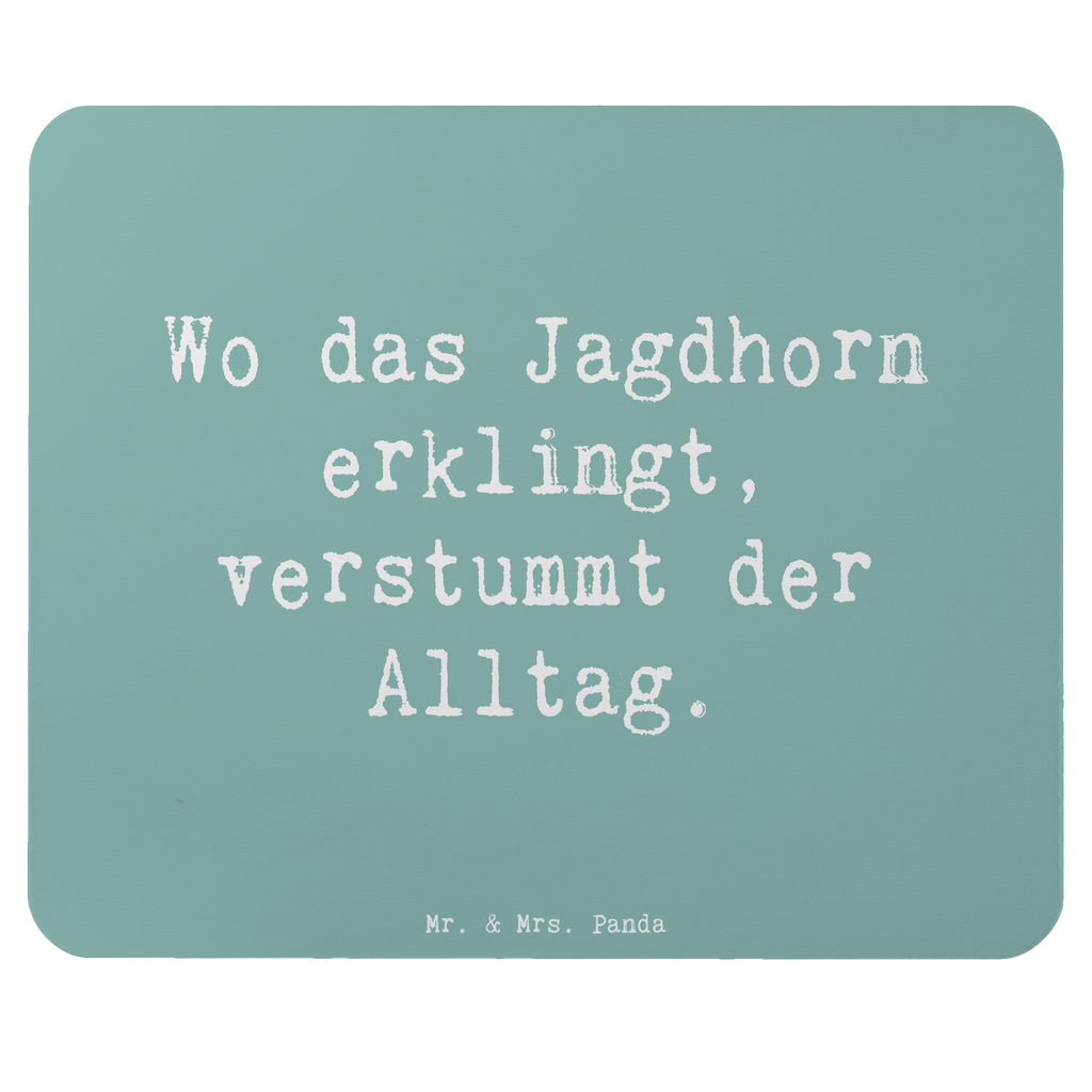 Mauspad Spruch Jagdhorn Melodie Mousepad, Computer zubehör, Büroausstattung, PC Zubehör, Arbeitszimmer, Mauspad, Einzigartiges Mauspad, Designer Mauspad, Mausunterlage, Mauspad Büro, Instrumente, Geschenke Musiker, Musikliebhaber