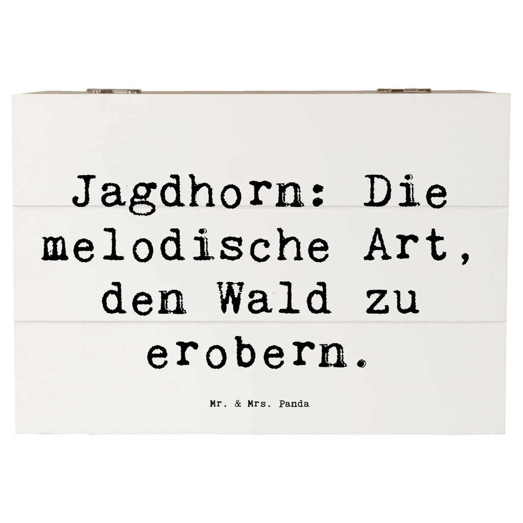 Holzkiste Spruch Jagdhorn Magie Holzkiste, Kiste, Schatzkiste, Truhe, Schatulle, XXL, Erinnerungsbox, Erinnerungskiste, Dekokiste, Aufbewahrungsbox, Geschenkbox, Geschenkdose, Instrumente, Geschenke Musiker, Musikliebhaber