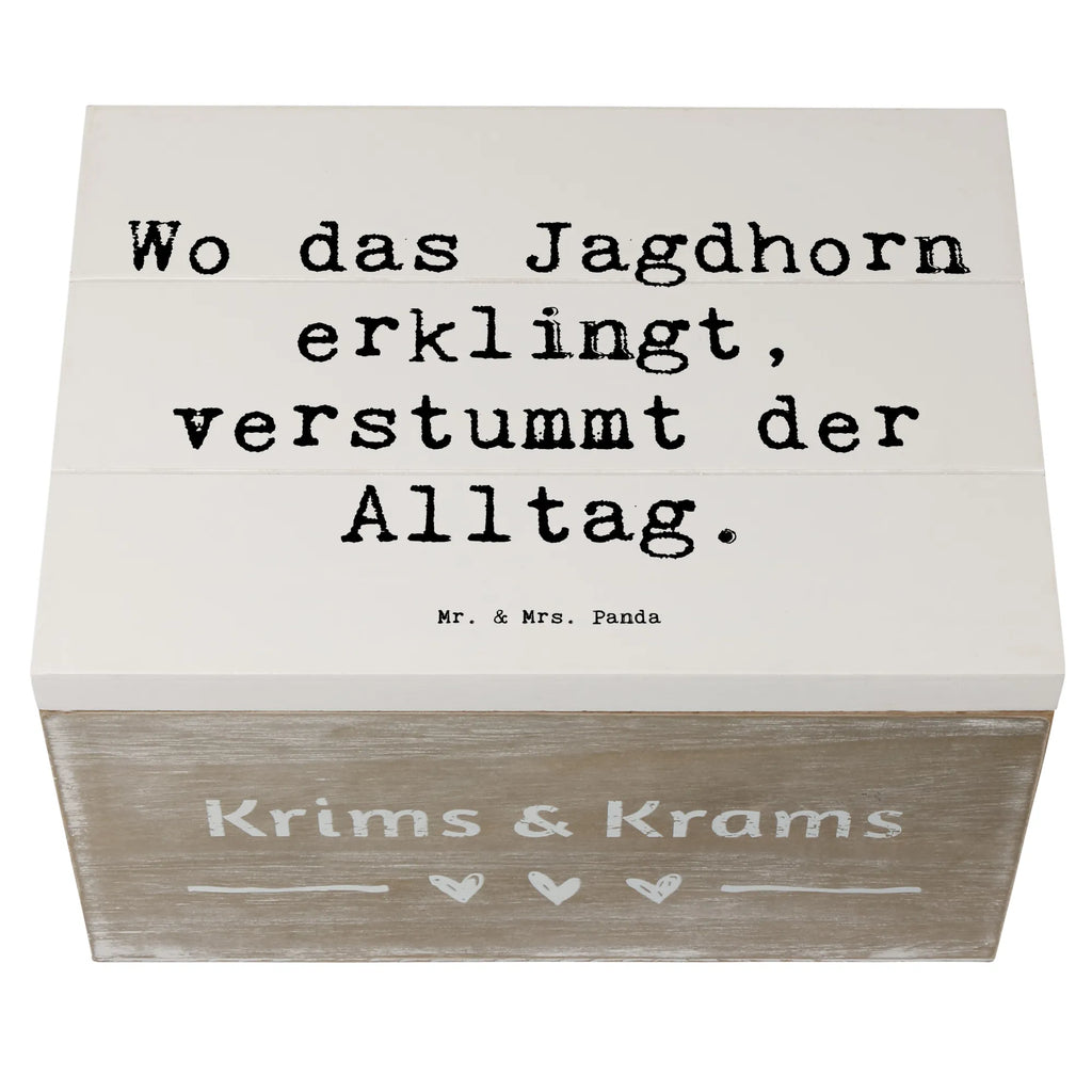 Holzkiste Spruch Jagdhorn Melodie Holzkiste, Kiste, Schatzkiste, Truhe, Schatulle, XXL, Erinnerungsbox, Erinnerungskiste, Dekokiste, Aufbewahrungsbox, Geschenkbox, Geschenkdose, Instrumente, Geschenke Musiker, Musikliebhaber