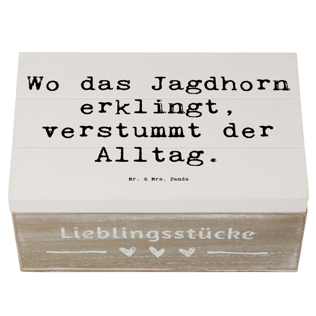 Holzkiste Spruch Jagdhorn Melodie Holzkiste, Kiste, Schatzkiste, Truhe, Schatulle, XXL, Erinnerungsbox, Erinnerungskiste, Dekokiste, Aufbewahrungsbox, Geschenkbox, Geschenkdose, Instrumente, Geschenke Musiker, Musikliebhaber