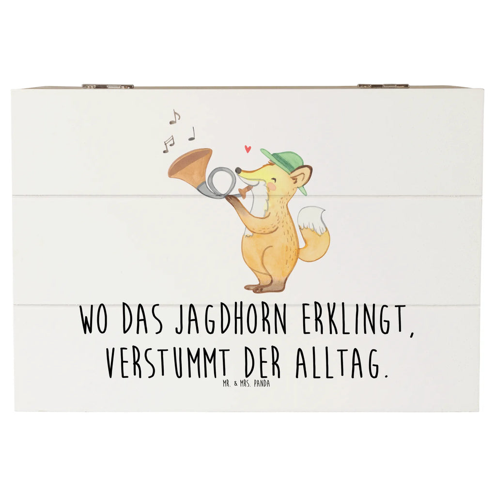 Holzkiste Jagdhorn Melodie Holzkiste, Kiste, Schatzkiste, Truhe, Schatulle, XXL, Erinnerungsbox, Erinnerungskiste, Dekokiste, Aufbewahrungsbox, Geschenkbox, Geschenkdose, Instrumente, Geschenke Musiker, Musikliebhaber