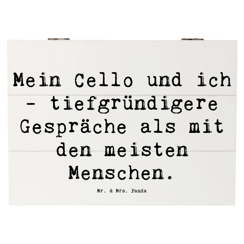 Holzkiste Spruch Violoncello Gespräche Holzkiste, Kiste, Schatzkiste, Truhe, Schatulle, XXL, Erinnerungsbox, Erinnerungskiste, Dekokiste, Aufbewahrungsbox, Geschenkbox, Geschenkdose, Instrumente, Geschenke Musiker, Musikliebhaber