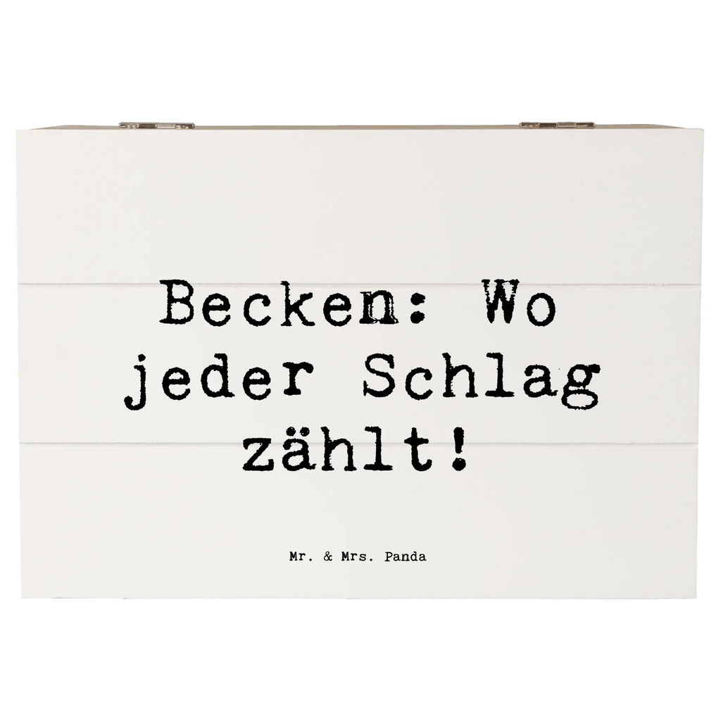 Holzkiste Spruch Becken Holzkiste, Kiste, Schatzkiste, Truhe, Schatulle, XXL, Erinnerungsbox, Erinnerungskiste, Dekokiste, Aufbewahrungsbox, Geschenkbox, Geschenkdose, Instrumente, Geschenke Musiker, Musikliebhaber