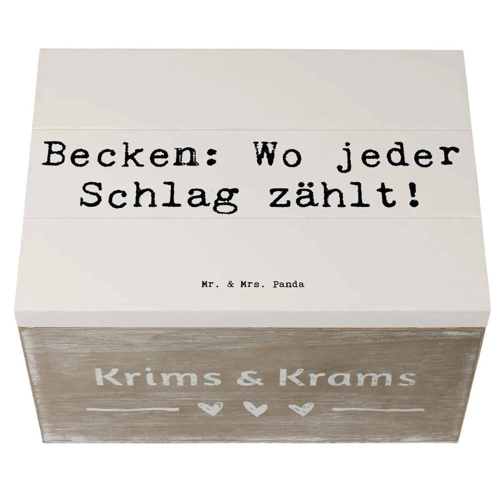 Holzkiste Spruch Becken Holzkiste, Kiste, Schatzkiste, Truhe, Schatulle, XXL, Erinnerungsbox, Erinnerungskiste, Dekokiste, Aufbewahrungsbox, Geschenkbox, Geschenkdose, Instrumente, Geschenke Musiker, Musikliebhaber