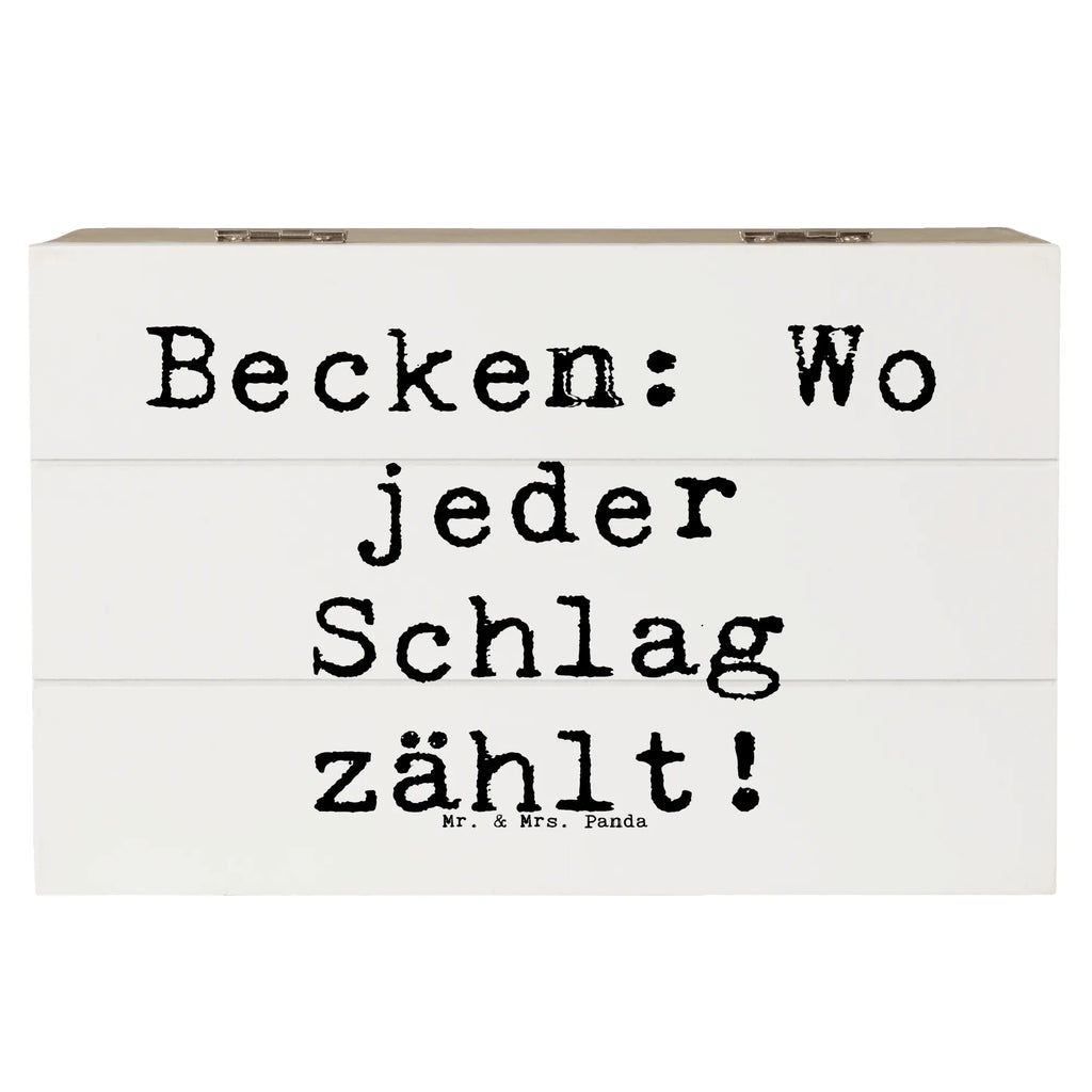 Holzkiste Spruch Becken Holzkiste, Kiste, Schatzkiste, Truhe, Schatulle, XXL, Erinnerungsbox, Erinnerungskiste, Dekokiste, Aufbewahrungsbox, Geschenkbox, Geschenkdose, Instrumente, Geschenke Musiker, Musikliebhaber