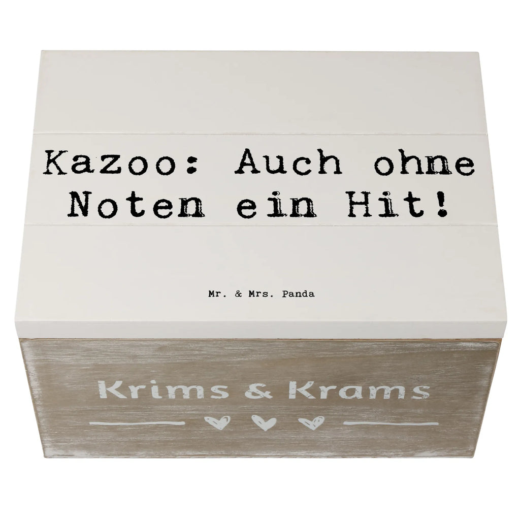 Holzkiste Spruch Kazoo Hit Holzkiste, Kiste, Schatzkiste, Truhe, Schatulle, XXL, Erinnerungsbox, Erinnerungskiste, Dekokiste, Aufbewahrungsbox, Geschenkbox, Geschenkdose, Instrumente, Geschenke Musiker, Musikliebhaber