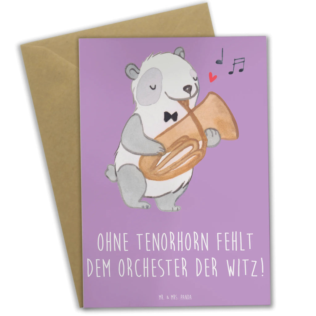 Grußkarte Tenorhorn Witz Grußkarte, Klappkarte, Einladungskarte, Glückwunschkarte, Hochzeitskarte, Geburtstagskarte, Karte, Ansichtskarten, Instrumente, Geschenke Musiker, Musikliebhaber