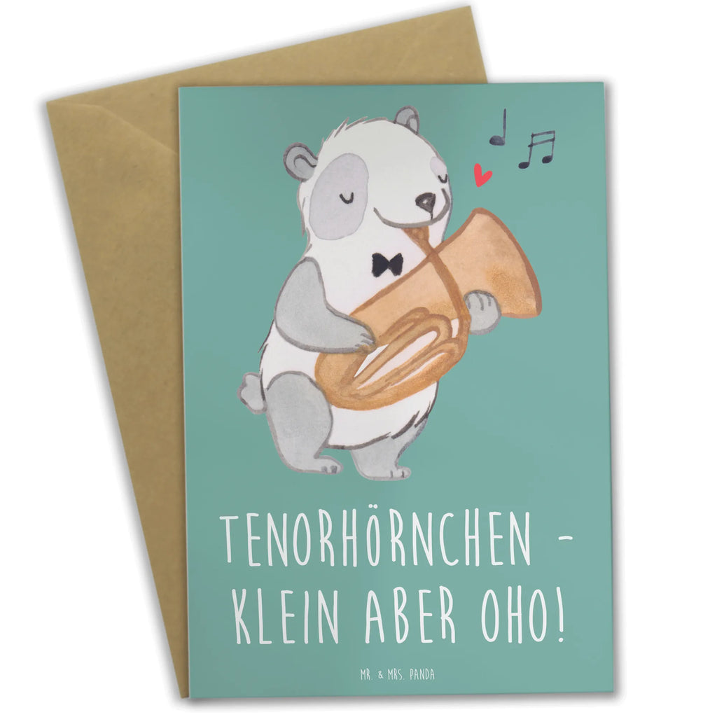 Grußkarte Tenorhörnchen Magie Grußkarte, Klappkarte, Einladungskarte, Glückwunschkarte, Hochzeitskarte, Geburtstagskarte, Karte, Ansichtskarten, Instrumente, Geschenke Musiker, Musikliebhaber