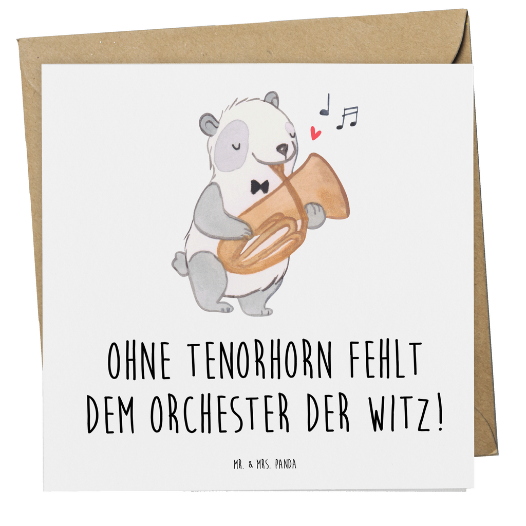 Deluxe Karte Tenorhorn Witz Karte, Grußkarte, Klappkarte, Einladungskarte, Glückwunschkarte, Hochzeitskarte, Geburtstagskarte, Hochwertige Grußkarte, Hochwertige Klappkarte, Instrumente, Geschenke Musiker, Musikliebhaber