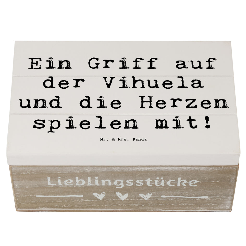 Holzkiste Spruch Vihuela Herzklang Holzkiste, Kiste, Schatzkiste, Truhe, Schatulle, XXL, Erinnerungsbox, Erinnerungskiste, Dekokiste, Aufbewahrungsbox, Geschenkbox, Geschenkdose, Instrumente, Geschenke Musiker, Musikliebhaber