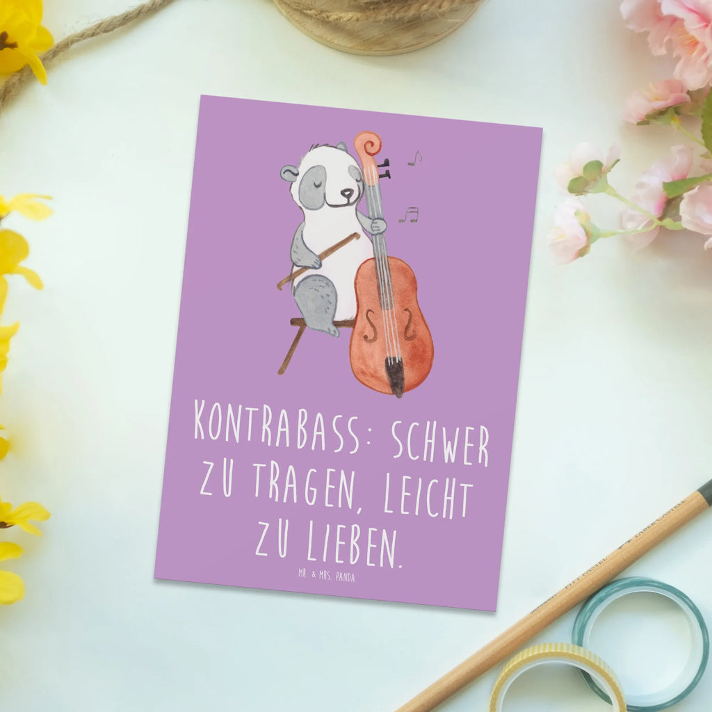 Postkarte Kontrabass Liebe Postkarte, Karte, Geschenkkarte, Grußkarte, Einladung, Ansichtskarte, Geburtstagskarte, Einladungskarte, Dankeskarte, Ansichtskarten, Einladung Geburtstag, Einladungskarten Geburtstag, Instrumente, Geschenke Musiker, Musikliebhaber