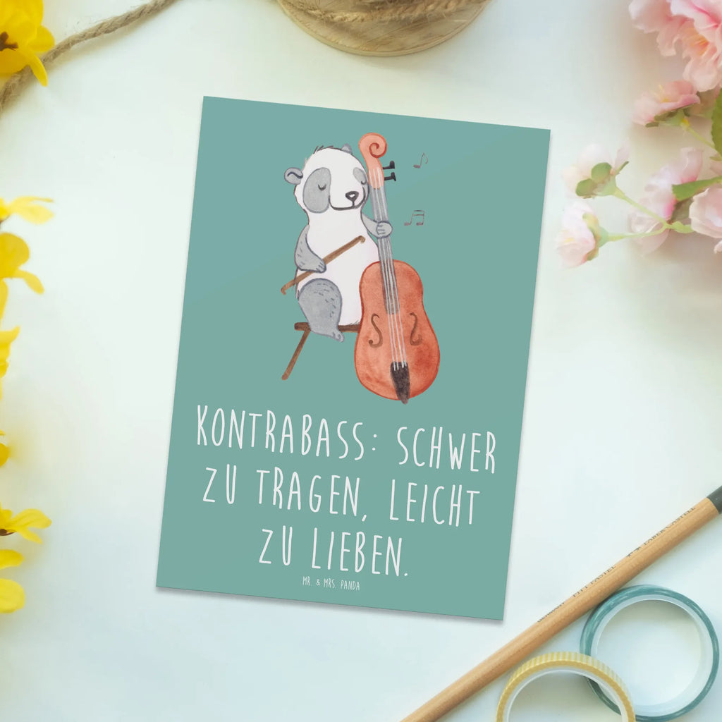 Postkarte Kontrabass Liebe Postkarte, Karte, Geschenkkarte, Grußkarte, Einladung, Ansichtskarte, Geburtstagskarte, Einladungskarte, Dankeskarte, Ansichtskarten, Einladung Geburtstag, Einladungskarten Geburtstag, Instrumente, Geschenke Musiker, Musikliebhaber