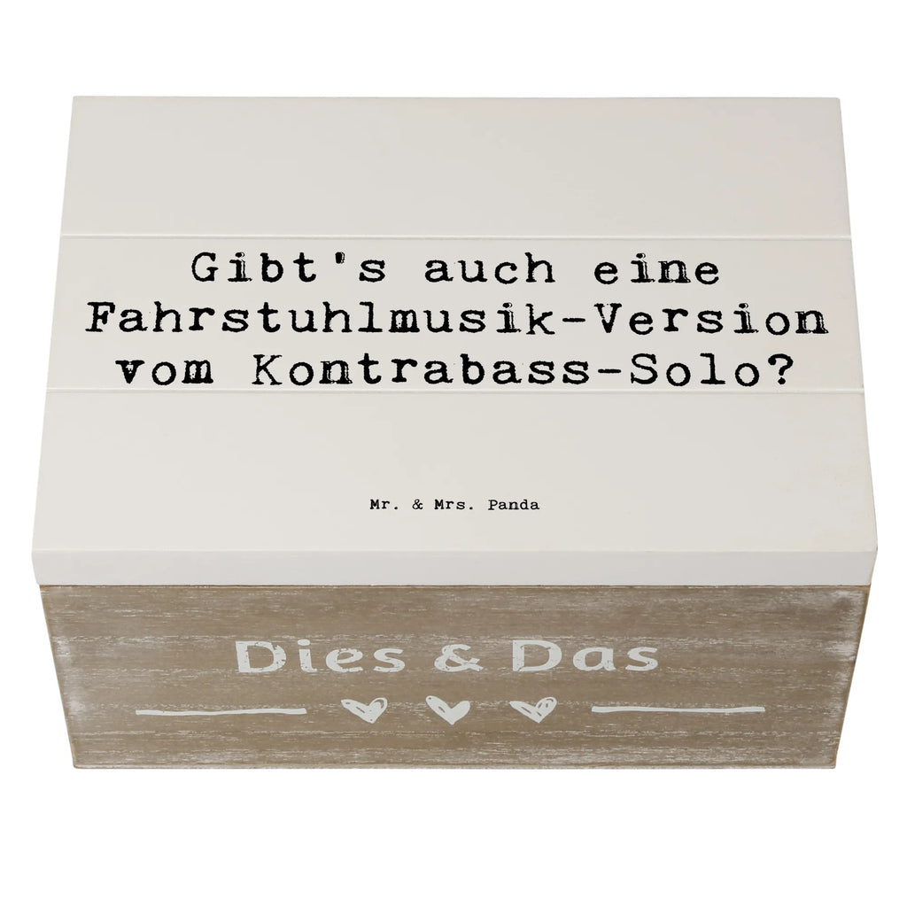 Holzkiste Spruch Kontrabass Solo Holzkiste, Kiste, Schatzkiste, Truhe, Schatulle, XXL, Erinnerungsbox, Erinnerungskiste, Dekokiste, Aufbewahrungsbox, Geschenkbox, Geschenkdose, Instrumente, Geschenke Musiker, Musikliebhaber