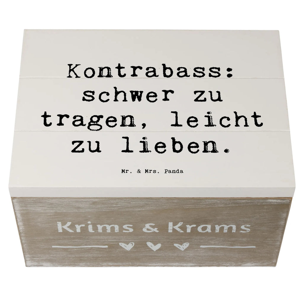 Holzkiste Spruch Kontrabass Liebe Holzkiste, Kiste, Schatzkiste, Truhe, Schatulle, XXL, Erinnerungsbox, Erinnerungskiste, Dekokiste, Aufbewahrungsbox, Geschenkbox, Geschenkdose, Instrumente, Geschenke Musiker, Musikliebhaber