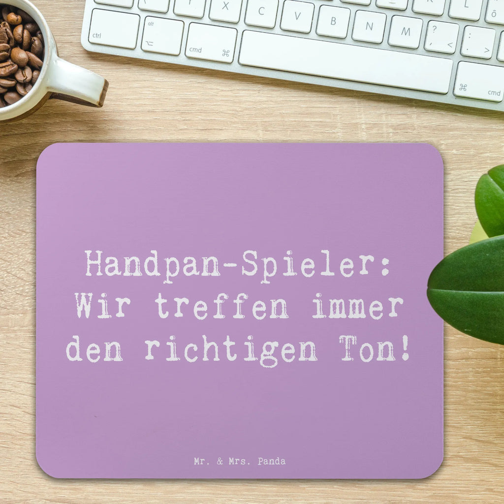 Mauspad Spruch Handpan Spieler