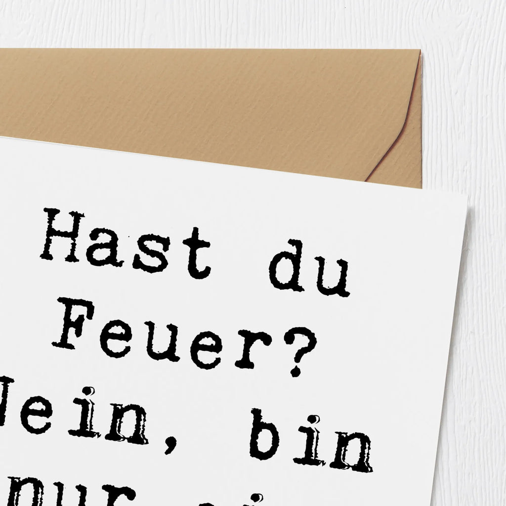 Deluxe Karte Spruch Widder Feuer Karte, Grußkarte, Klappkarte, Einladungskarte, Glückwunschkarte, Hochzeitskarte, Geburtstagskarte, Hochwertige Grußkarte, Hochwertige Klappkarte, Tierkreiszeichen, Sternzeichen, Horoskop, Astrologie, Aszendent