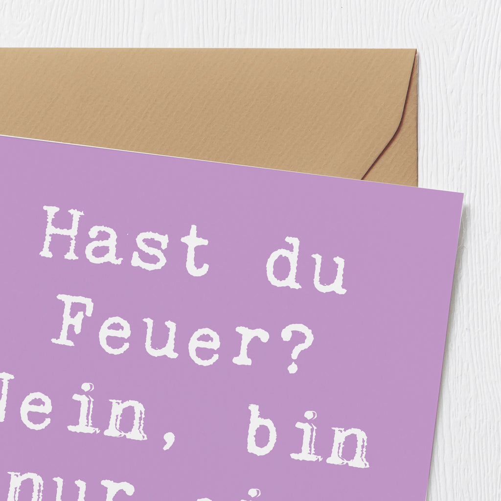 Deluxe Karte Spruch Widder Feuer Karte, Grußkarte, Klappkarte, Einladungskarte, Glückwunschkarte, Hochzeitskarte, Geburtstagskarte, Hochwertige Grußkarte, Hochwertige Klappkarte, Tierkreiszeichen, Sternzeichen, Horoskop, Astrologie, Aszendent