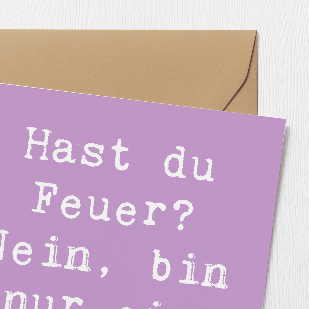 Deluxe Karte Spruch Widder Feuer Karte, Grußkarte, Klappkarte, Einladungskarte, Glückwunschkarte, Hochzeitskarte, Geburtstagskarte, Hochwertige Grußkarte, Hochwertige Klappkarte, Tierkreiszeichen, Sternzeichen, Horoskop, Astrologie, Aszendent