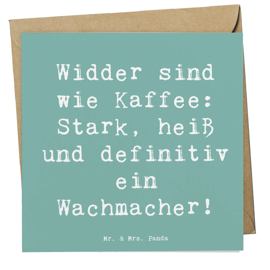 Deluxe Karte Spruch Widder Power Karte, Grußkarte, Klappkarte, Einladungskarte, Glückwunschkarte, Hochzeitskarte, Geburtstagskarte, Hochwertige Grußkarte, Hochwertige Klappkarte, Tierkreiszeichen, Sternzeichen, Horoskop, Astrologie, Aszendent