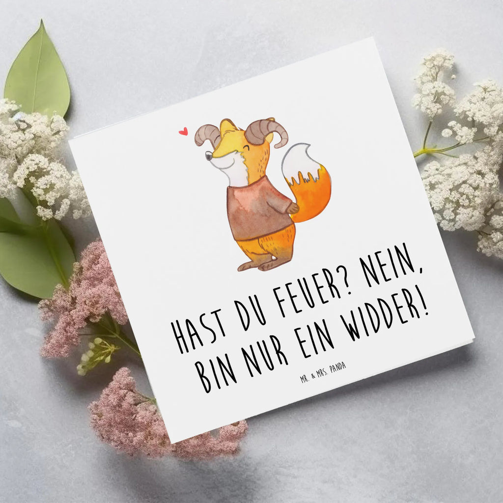 Deluxe Karte Widder Feuer Karte, Grußkarte, Klappkarte, Einladungskarte, Glückwunschkarte, Hochzeitskarte, Geburtstagskarte, Hochwertige Grußkarte, Hochwertige Klappkarte, Tierkreiszeichen, Sternzeichen, Horoskop, Astrologie, Aszendent