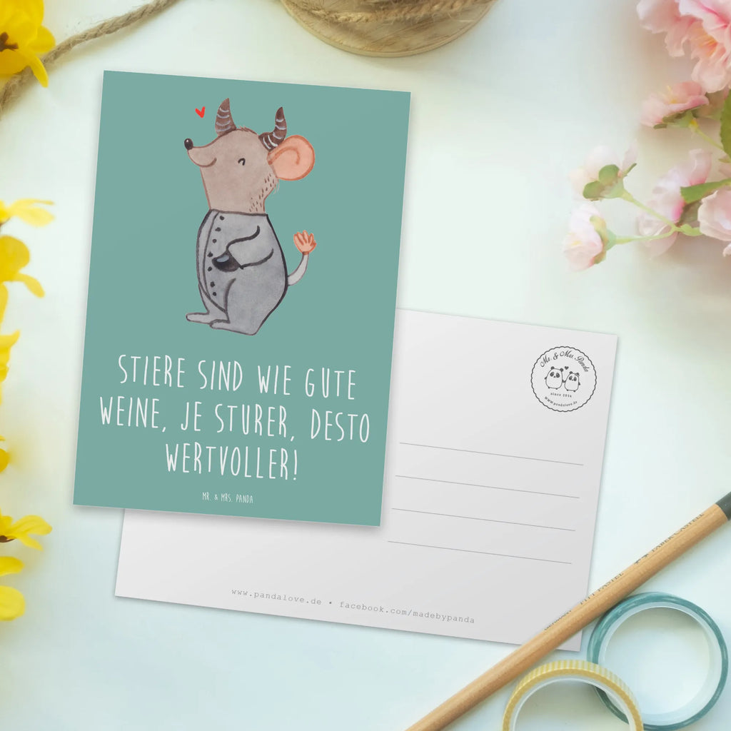 Postkarte Sturer Stier Postkarte, Karte, Geschenkkarte, Grußkarte, Einladung, Ansichtskarte, Geburtstagskarte, Einladungskarte, Dankeskarte, Ansichtskarten, Einladung Geburtstag, Einladungskarten Geburtstag, Tierkreiszeichen, Sternzeichen, Horoskop, Astrologie, Aszendent