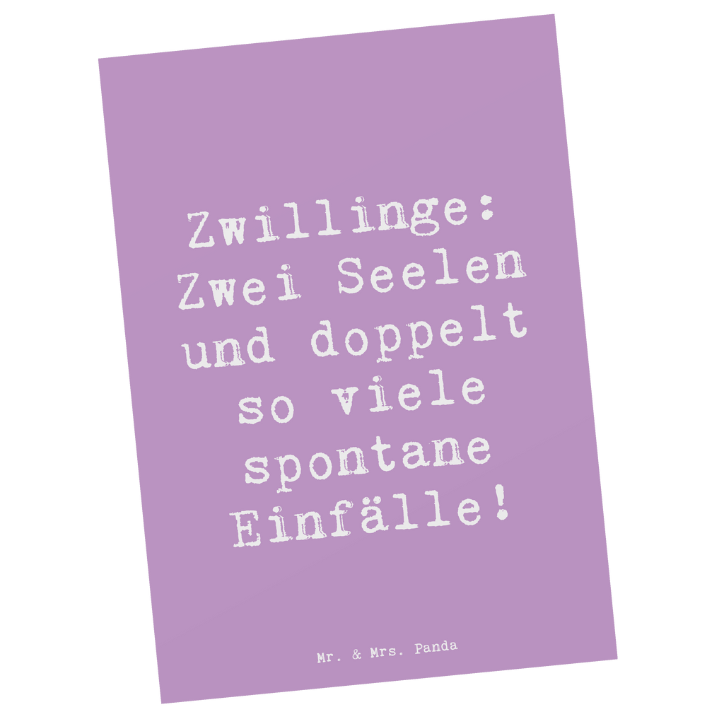 Postkarte Spruch Zwillinge Abenteuer Postkarte, Karte, Geschenkkarte, Grußkarte, Einladung, Ansichtskarte, Geburtstagskarte, Einladungskarte, Dankeskarte, Ansichtskarten, Einladung Geburtstag, Einladungskarten Geburtstag, Tierkreiszeichen, Sternzeichen, Horoskop, Astrologie, Aszendent