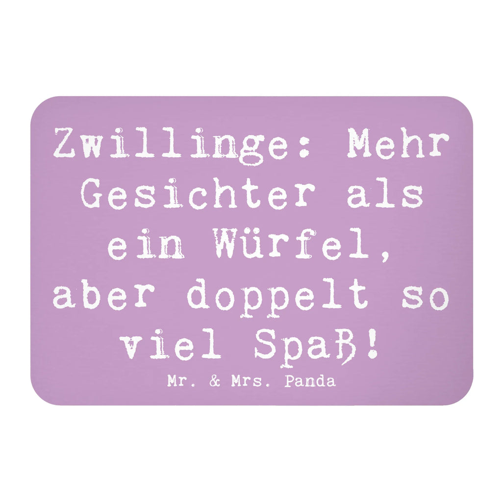 Magnet Saying Zwillinge: Mehr Gesichter als ein Würfel, aber doppelt so viel Spaß! Kühlschrankmagnet, Pinnwandmagnet, Souvenir Magnet, Motivmagnete, Dekomagnet, Whiteboard Magnet, Notiz Magnet, Kühlschrank Dekoration, Tierkreiszeichen, Sternzeichen, Horoskop, Astrologie, Aszendent