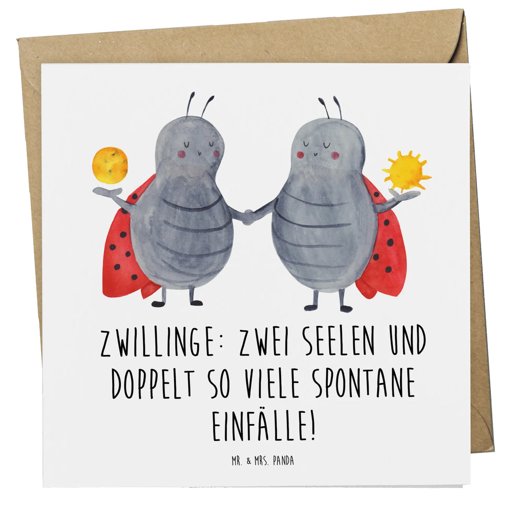 Deluxe Karte Zwillinge Abenteuer Karte, Grußkarte, Klappkarte, Einladungskarte, Glückwunschkarte, Hochzeitskarte, Geburtstagskarte, Hochwertige Grußkarte, Hochwertige Klappkarte, Tierkreiszeichen, Sternzeichen, Horoskop, Astrologie, Aszendent