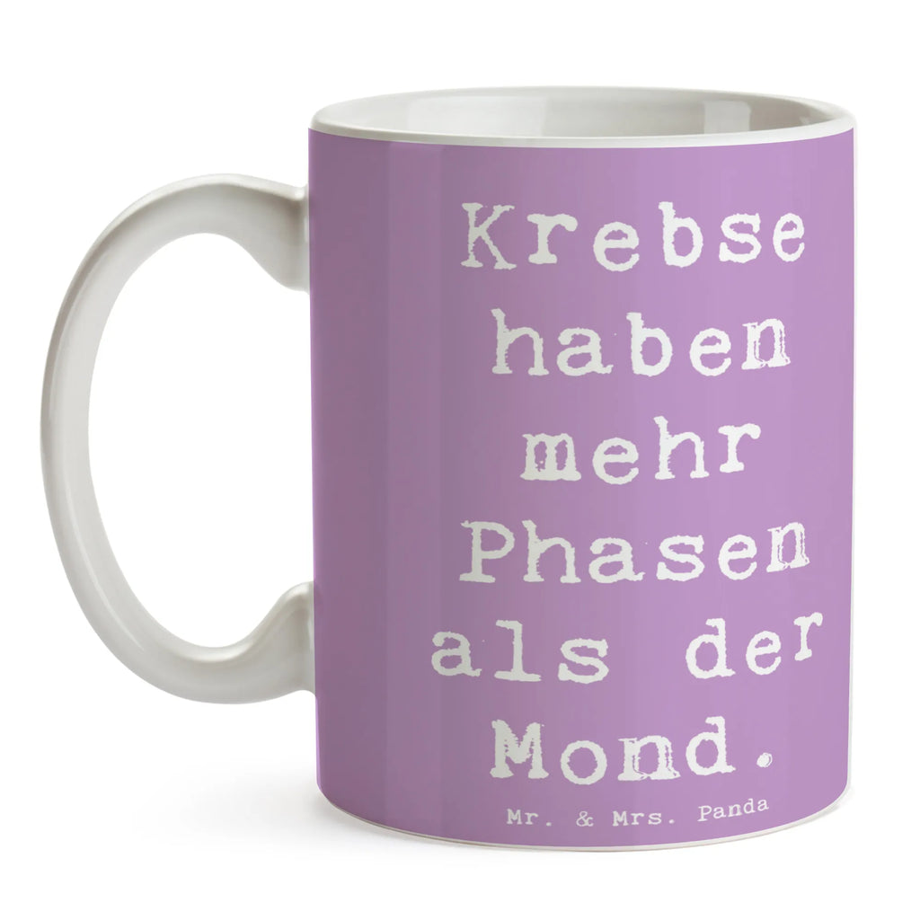 Tasse Spruch Krebs Phasen Tasse, Kaffeetasse, Teetasse, Becher, Kaffeebecher, Teebecher, Keramiktasse, Porzellantasse, Büro Tasse, Geschenk Tasse, Tasse Sprüche, Tasse Motive, Kaffeetassen, Tasse bedrucken, Designer Tasse, Cappuccino Tassen, Schöne Teetassen, Tierkreiszeichen, Sternzeichen, Horoskop, Astrologie, Aszendent