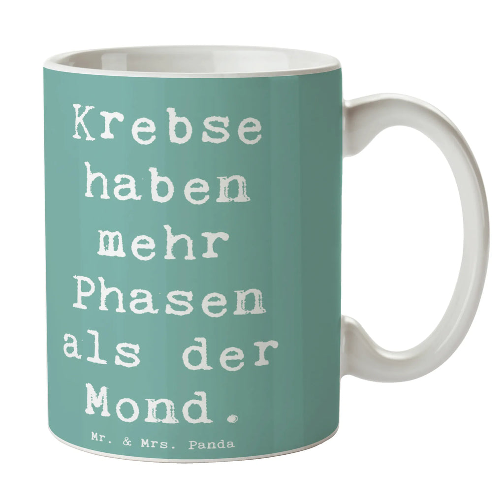 Tasse Spruch Krebs Phasen Tasse, Kaffeetasse, Teetasse, Becher, Kaffeebecher, Teebecher, Keramiktasse, Porzellantasse, Büro Tasse, Geschenk Tasse, Tasse Sprüche, Tasse Motive, Kaffeetassen, Tasse bedrucken, Designer Tasse, Cappuccino Tassen, Schöne Teetassen, Tierkreiszeichen, Sternzeichen, Horoskop, Astrologie, Aszendent