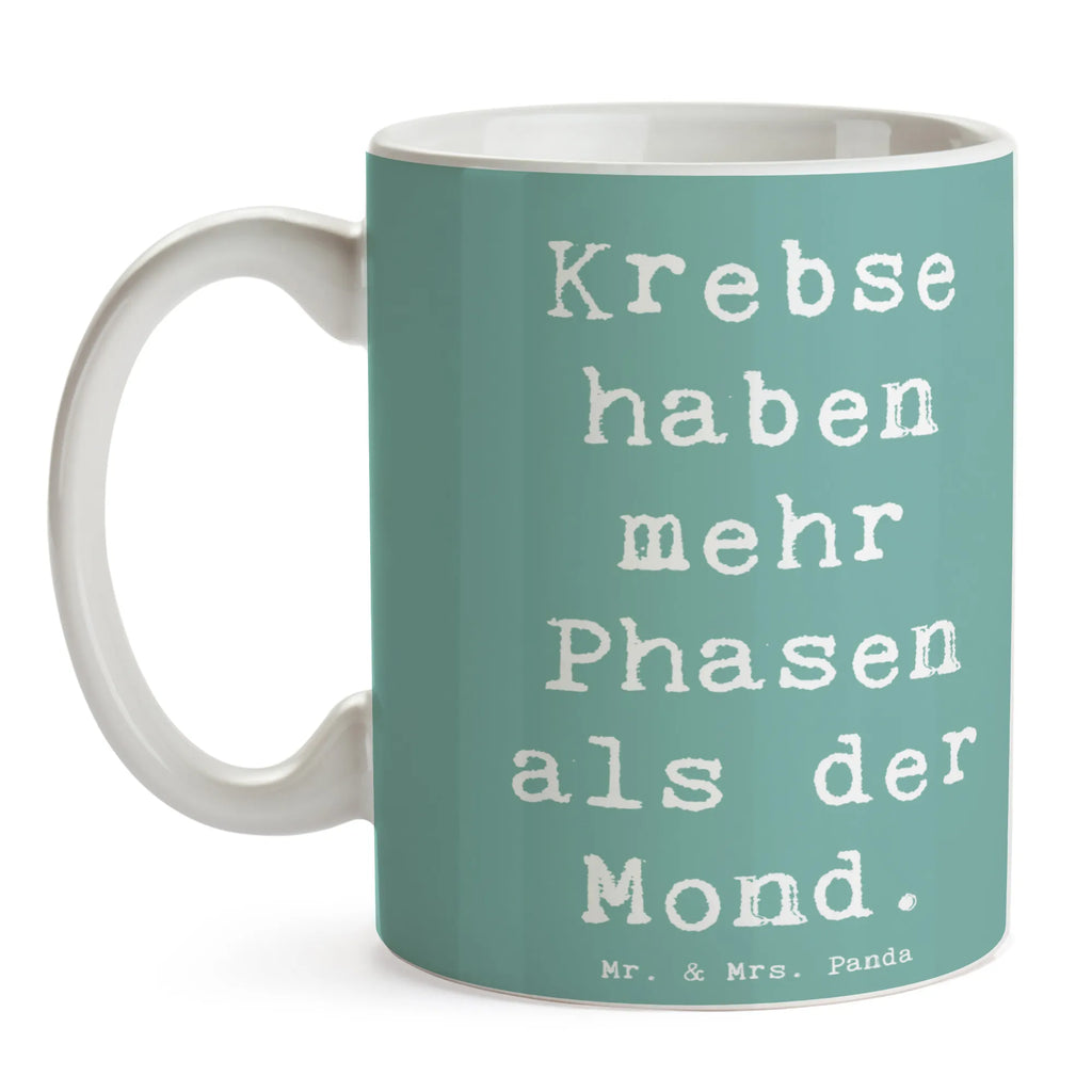 Tasse Spruch Krebs Phasen Tasse, Kaffeetasse, Teetasse, Becher, Kaffeebecher, Teebecher, Keramiktasse, Porzellantasse, Büro Tasse, Geschenk Tasse, Tasse Sprüche, Tasse Motive, Kaffeetassen, Tasse bedrucken, Designer Tasse, Cappuccino Tassen, Schöne Teetassen, Tierkreiszeichen, Sternzeichen, Horoskop, Astrologie, Aszendent