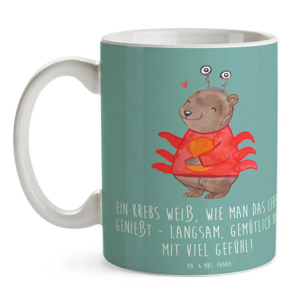 Tasse Krebs Genießer Tasse, Kaffeetasse, Teetasse, Becher, Kaffeebecher, Teebecher, Keramiktasse, Porzellantasse, Büro Tasse, Geschenk Tasse, Tasse Sprüche, Tasse Motive, Kaffeetassen, Tasse bedrucken, Designer Tasse, Cappuccino Tassen, Schöne Teetassen, Tierkreiszeichen, Sternzeichen, Horoskop, Astrologie, Aszendent