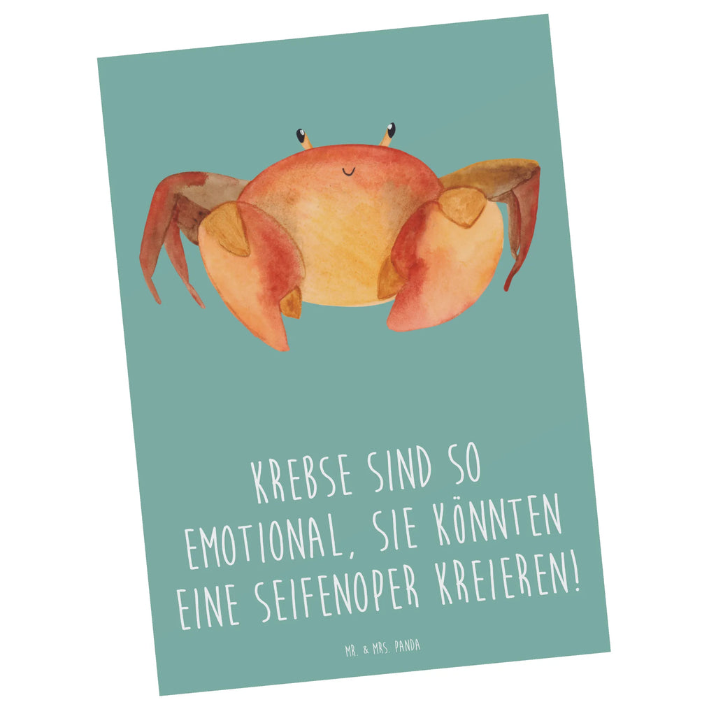 Postkarte Emotionaler Krebs Postkarte, Karte, Geschenkkarte, Grußkarte, Einladung, Ansichtskarte, Geburtstagskarte, Einladungskarte, Dankeskarte, Ansichtskarten, Einladung Geburtstag, Einladungskarten Geburtstag, Tierkreiszeichen, Sternzeichen, Horoskop, Astrologie, Aszendent