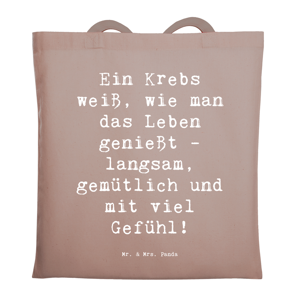 Tragetasche Spruch Krebs Genießer Beuteltasche, Beutel, Einkaufstasche, Jutebeutel, Stoffbeutel, Tasche, Shopper, Umhängetasche, Strandtasche, Schultertasche, Stofftasche, Tragetasche, Badetasche, Jutetasche, Einkaufstüte, Laptoptasche, Tierkreiszeichen, Sternzeichen, Horoskop, Astrologie, Aszendent