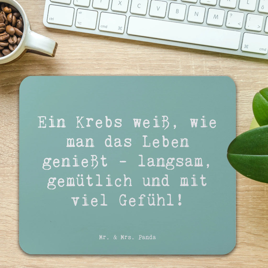 Mauspad Spruch Krebs Genießer Mousepad, Computer zubehör, Büroausstattung, PC Zubehör, Arbeitszimmer, Mauspad, Einzigartiges Mauspad, Designer Mauspad, Mausunterlage, Mauspad Büro, Tierkreiszeichen, Sternzeichen, Horoskop, Astrologie, Aszendent