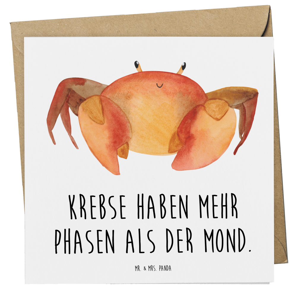 Deluxe Karte Spruch Krebs Phasen Karte, Grußkarte, Klappkarte, Einladungskarte, Glückwunschkarte, Hochzeitskarte, Geburtstagskarte, Hochwertige Grußkarte, Hochwertige Klappkarte, Tierkreiszeichen, Sternzeichen, Horoskop, Astrologie, Aszendent