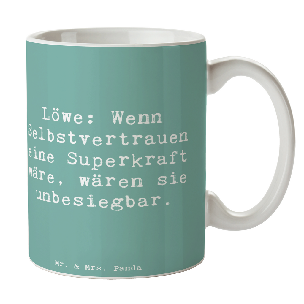 Tasse Spruch Löwe Superkraft Tasse, Kaffeetasse, Teetasse, Becher, Kaffeebecher, Teebecher, Keramiktasse, Porzellantasse, Büro Tasse, Geschenk Tasse, Tasse Sprüche, Tasse Motive, Kaffeetassen, Tasse bedrucken, Designer Tasse, Cappuccino Tassen, Schöne Teetassen, Tierkreiszeichen, Sternzeichen, Horoskop, Astrologie, Aszendent