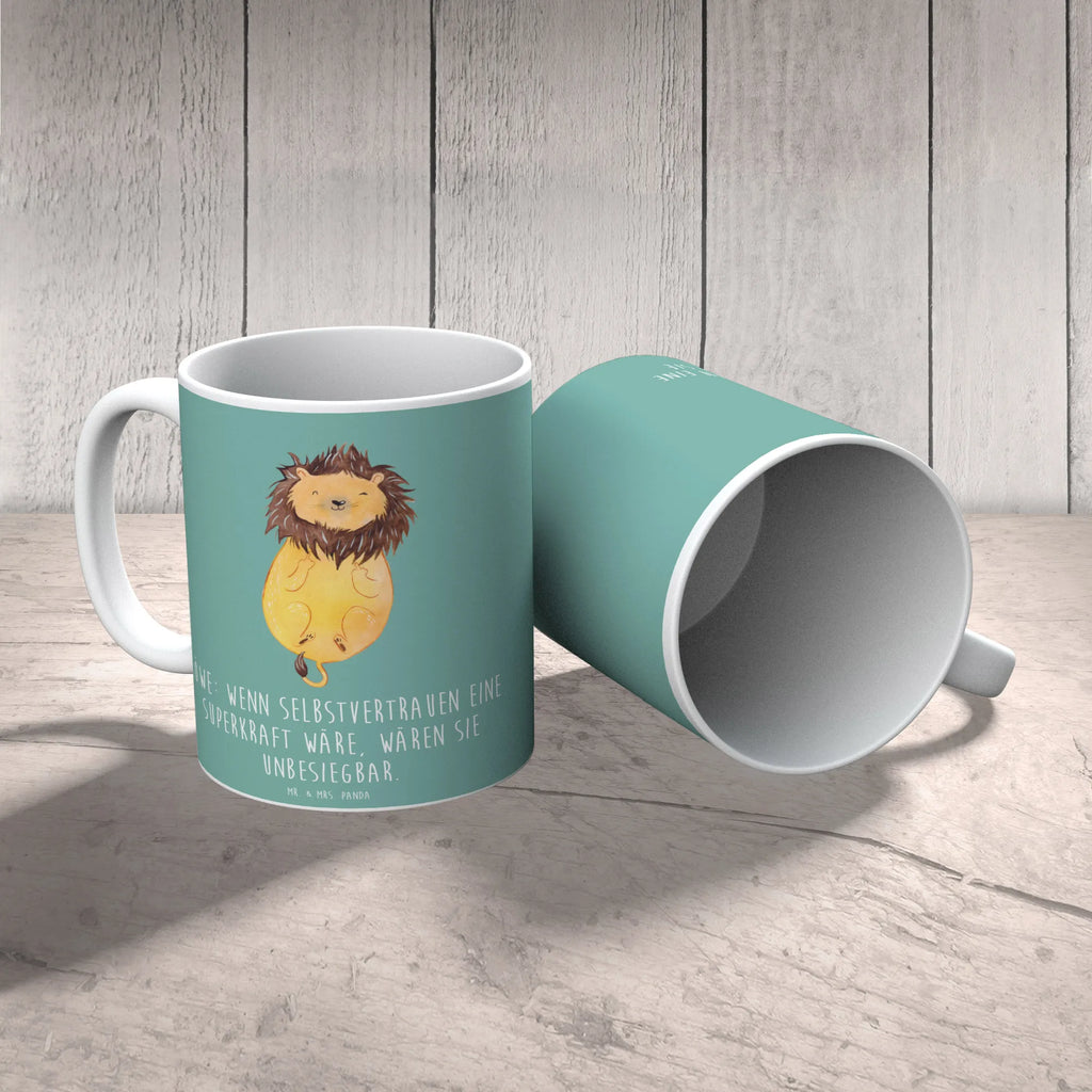 Tasse Löwe Superkraft Tasse, Kaffeetasse, Teetasse, Becher, Kaffeebecher, Teebecher, Keramiktasse, Porzellantasse, Büro Tasse, Geschenk Tasse, Tasse Sprüche, Tasse Motive, Kaffeetassen, Tasse bedrucken, Designer Tasse, Cappuccino Tassen, Schöne Teetassen, Tierkreiszeichen, Sternzeichen, Horoskop, Astrologie, Aszendent