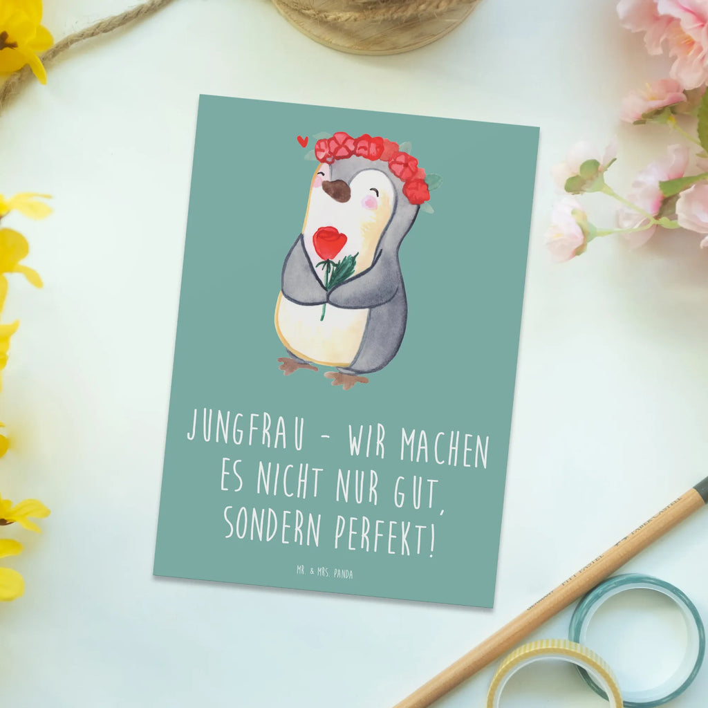 Postkarte Jungfrau Perfektion Postkarte, Karte, Geschenkkarte, Grußkarte, Einladung, Ansichtskarte, Geburtstagskarte, Einladungskarte, Dankeskarte, Ansichtskarten, Einladung Geburtstag, Einladungskarten Geburtstag, Tierkreiszeichen, Sternzeichen, Horoskop, Astrologie, Aszendent