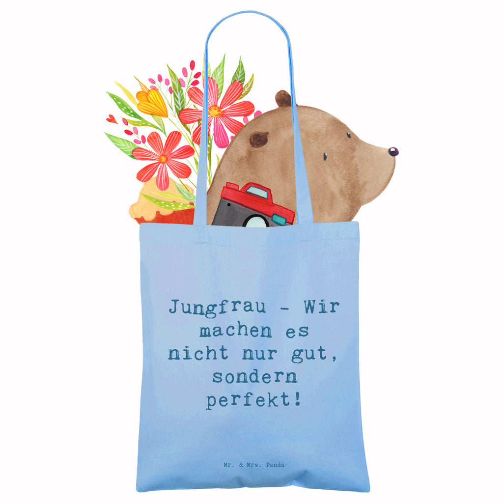 Tragetasche Spruch Jungfrau Perfektion Beuteltasche, Beutel, Einkaufstasche, Jutebeutel, Stoffbeutel, Tasche, Shopper, Umhängetasche, Strandtasche, Schultertasche, Stofftasche, Tragetasche, Badetasche, Jutetasche, Einkaufstüte, Laptoptasche, Tierkreiszeichen, Sternzeichen, Horoskop, Astrologie, Aszendent