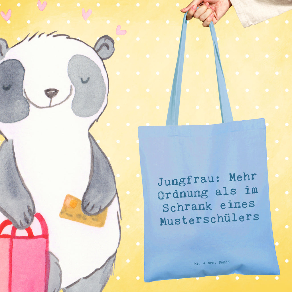 Tragetasche Spruch Jungfrau Ordnung Beuteltasche, Beutel, Einkaufstasche, Jutebeutel, Stoffbeutel, Tasche, Shopper, Umhängetasche, Strandtasche, Schultertasche, Stofftasche, Tragetasche, Badetasche, Jutetasche, Einkaufstüte, Laptoptasche, Tierkreiszeichen, Sternzeichen, Horoskop, Astrologie, Aszendent