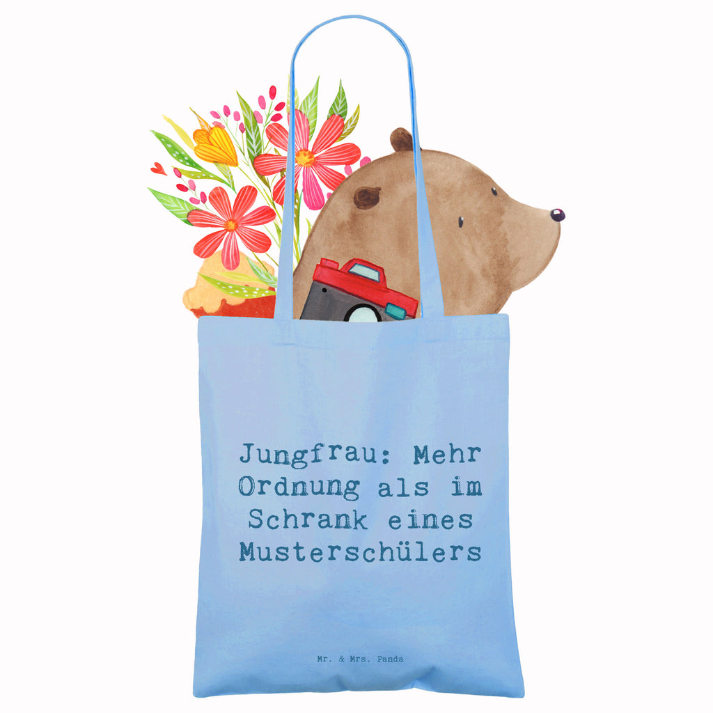 Tragetasche Spruch Jungfrau Ordnung Beuteltasche, Beutel, Einkaufstasche, Jutebeutel, Stoffbeutel, Tasche, Shopper, Umhängetasche, Strandtasche, Schultertasche, Stofftasche, Tragetasche, Badetasche, Jutetasche, Einkaufstüte, Laptoptasche, Tierkreiszeichen, Sternzeichen, Horoskop, Astrologie, Aszendent